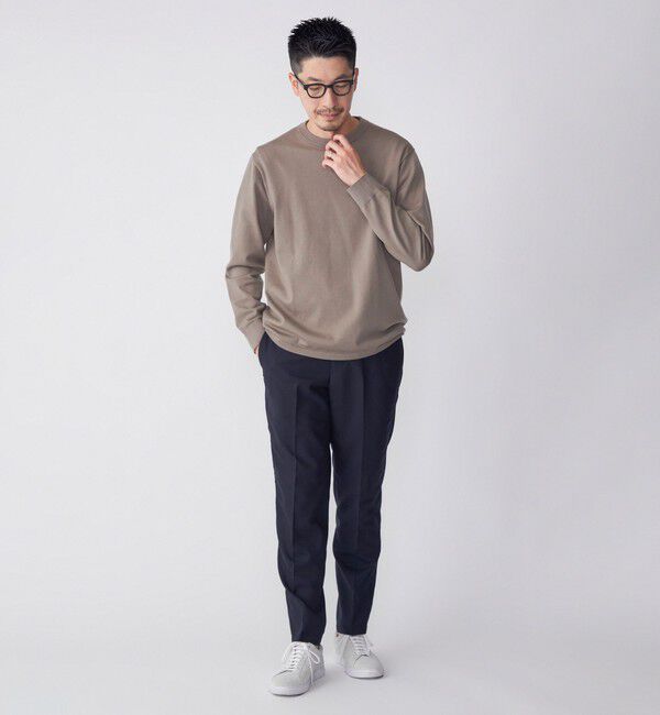 SHIPS「SHIPS: サキソニー ソロテックス ノープリーツ パンツ」|チノ|