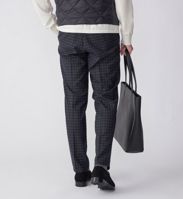 SHIPS「SHIPS: サキソニー ソロテックス ノープリーツ パンツ」|チノ|