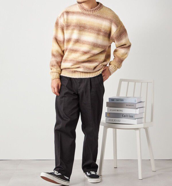 SHIPS any「SHIPS any: 〈手洗い可能〉ランダム グラデーション カラー クルーネック ニット◇」|ニット・セーター|