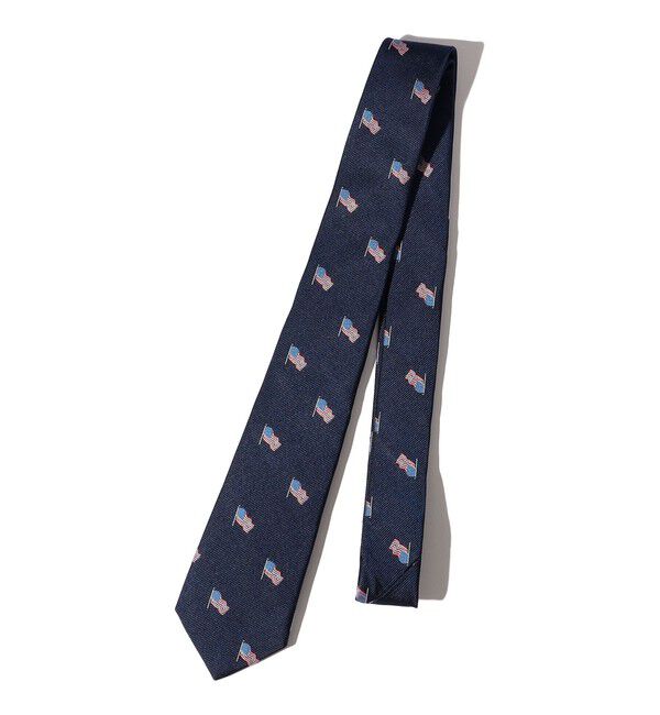 SHIPS「Southwick: USA アメリカンフラッグ ネクタイ」|ネクタイ・蝶ネクタイ|ネイビー