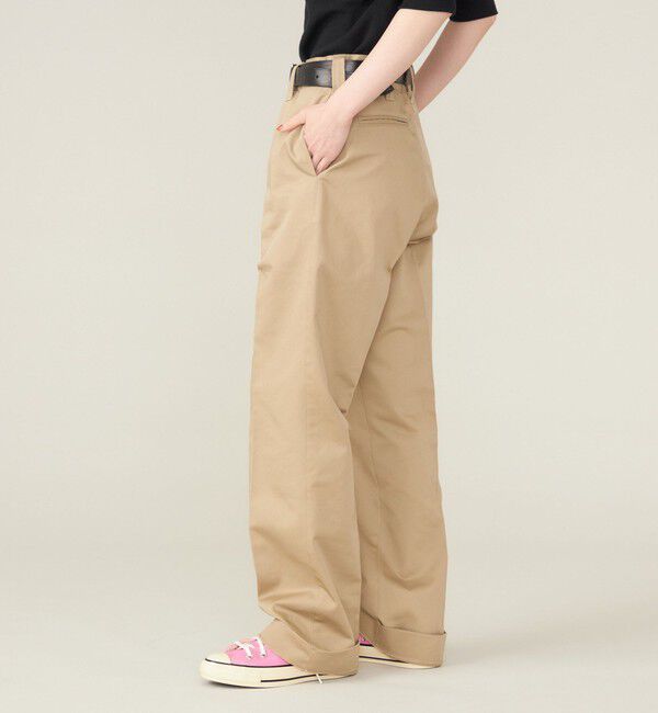 SHIPS for women「SHIPS NINE CASE : 〈手洗い可能〉ミリタリーチノパンツ ◇」|チノ|