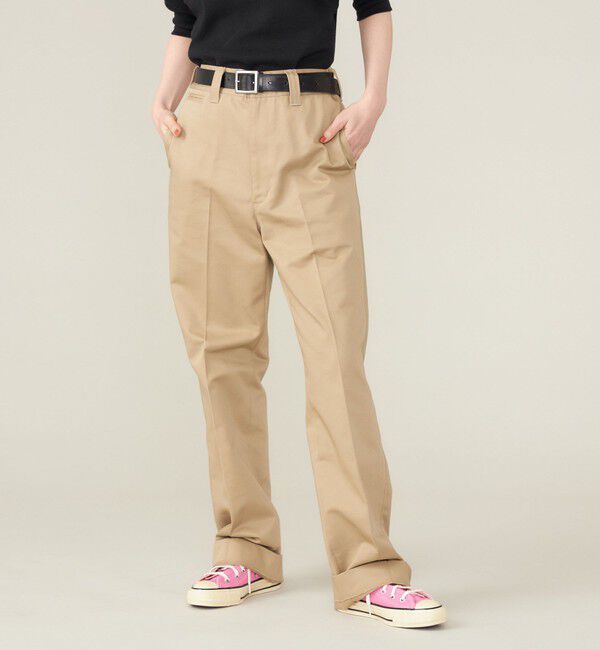 SHIPS for women「SHIPS NINE CASE : 〈手洗い可能〉ミリタリーチノパンツ ◇」|チノ|