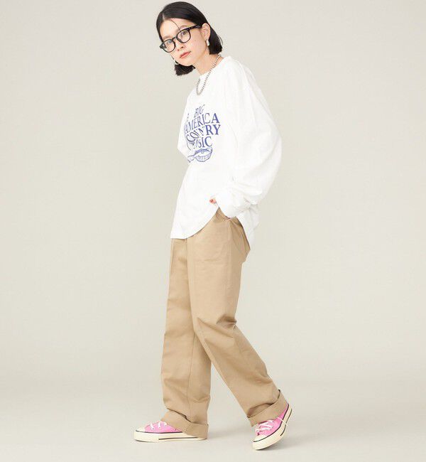 SHIPS for women「SHIPS NINE CASE : 〈手洗い可能〉ミリタリーチノパンツ ◇」|チノ|