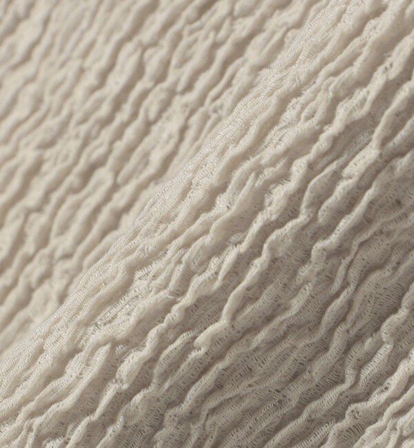 SHIPS for women「〈手洗い可能〉ランダム ブルーゼ ショート スリーブ プルオーバー」|Tシャツ・カットソー|