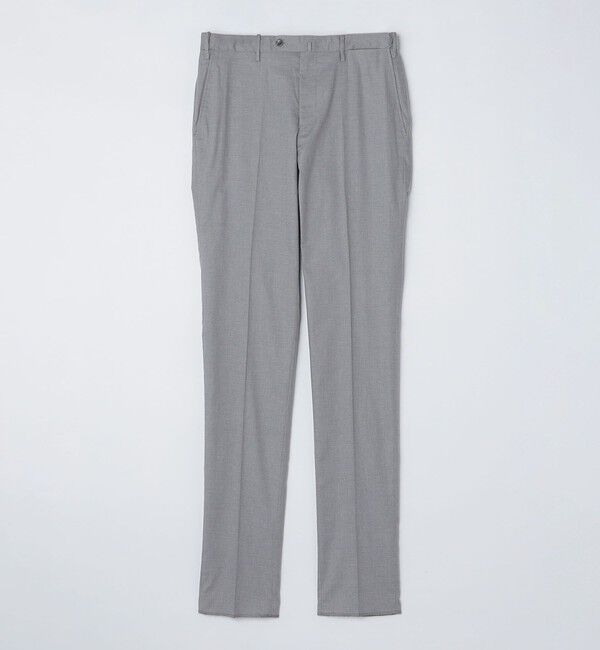 SHIPS「SHIPS:〈手洗い可能〉コットン シャークスキン スラックス」|スラックス|グレー系