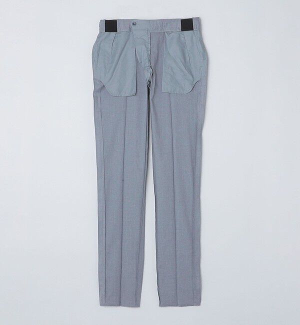 SHIPS「SHIPS:〈手洗い可能〉コットン シャークスキン スラックス」|スラックス|