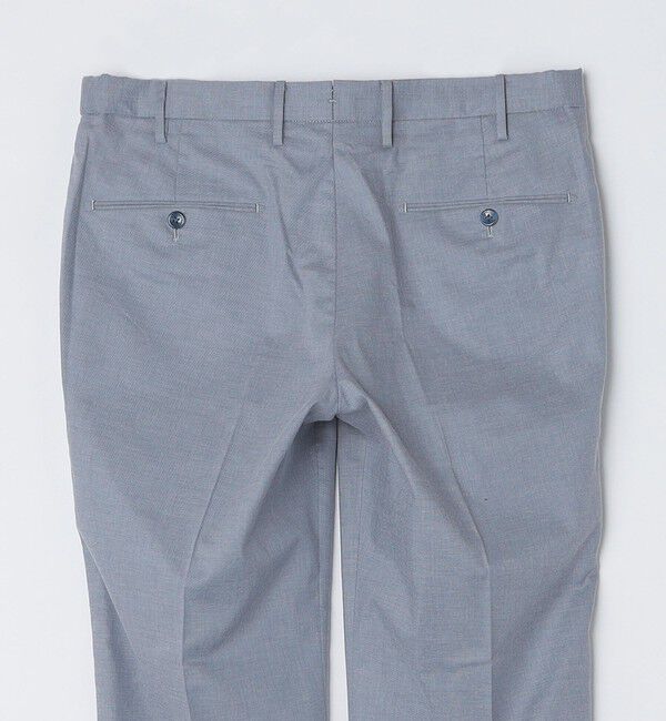 SHIPS「SHIPS:〈手洗い可能〉コットン シャークスキン スラックス」|スラックス|