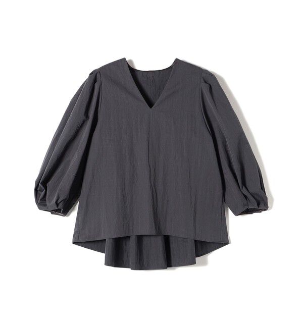 SHIPS for women「〈手洗い可能〉綿 ナイロン バック リボン ブラウス」|シャツ・ブラウス|