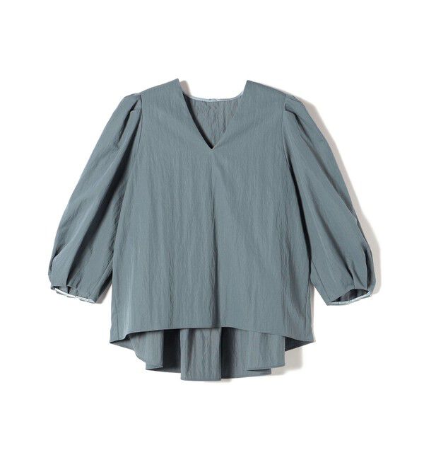 SHIPS for women「〈手洗い可能〉綿 ナイロン バック リボン ブラウス」|シャツ・ブラウス|