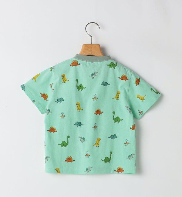 SHIPS KIDS「SHIPS KIDS:100～130cm / 恐竜 テキスタイル 半袖 TEE」|Tシャツ・カットソー|