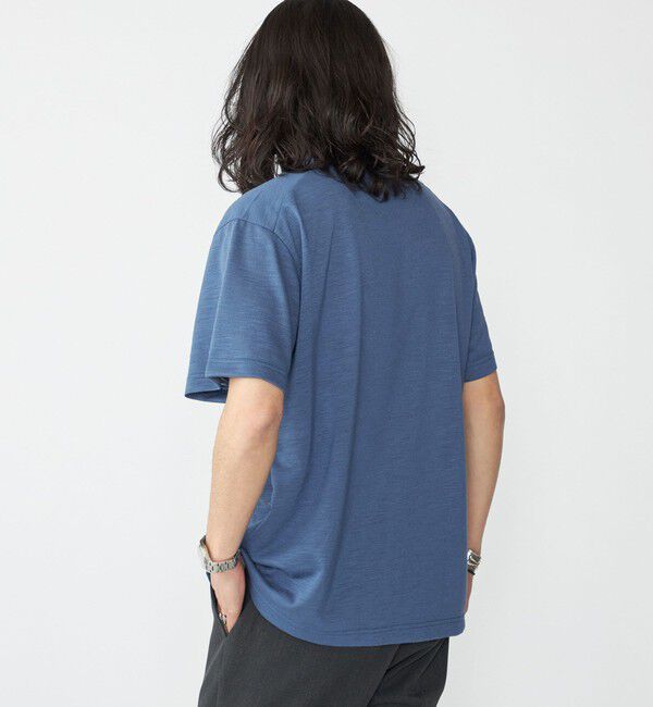 SHIPS「SHIPS: リネン ライク スラブ ショートスリーブ Tシャツ」|Tシャツ・カットソー|