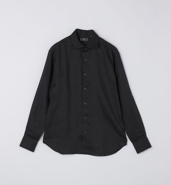 SHIPS「SHIPS: ウォッシュド リネン ソリッド シャツ」|シャツ・ブラウス|