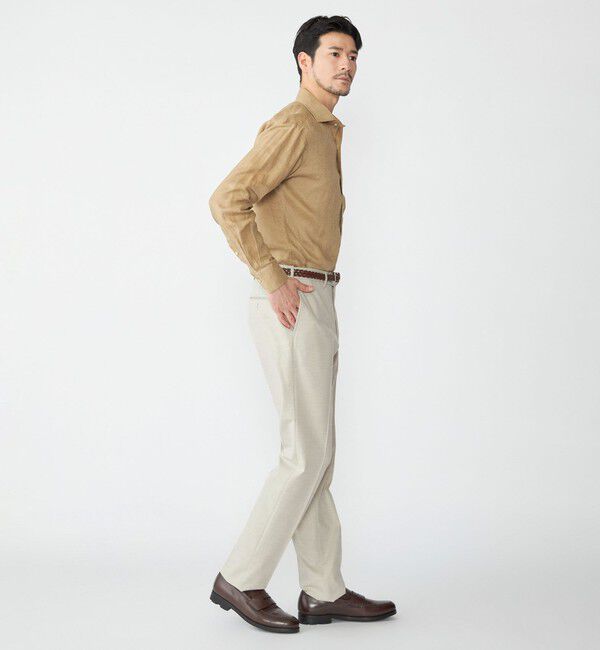 SHIPS「SHIPS: ウォッシュド リネン ソリッド シャツ」|シャツ・ブラウス|