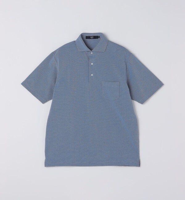 SHIPS Colors 「SHIPS Colors:〈吸水速乾〉カノコ ワイドカラー ポロシャツ」|ポロシャツ|
