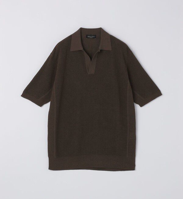 SHIPS「ROBERTO COLLINA: POLO SKIPPER PUNTO」|ポロシャツ|ブラウン