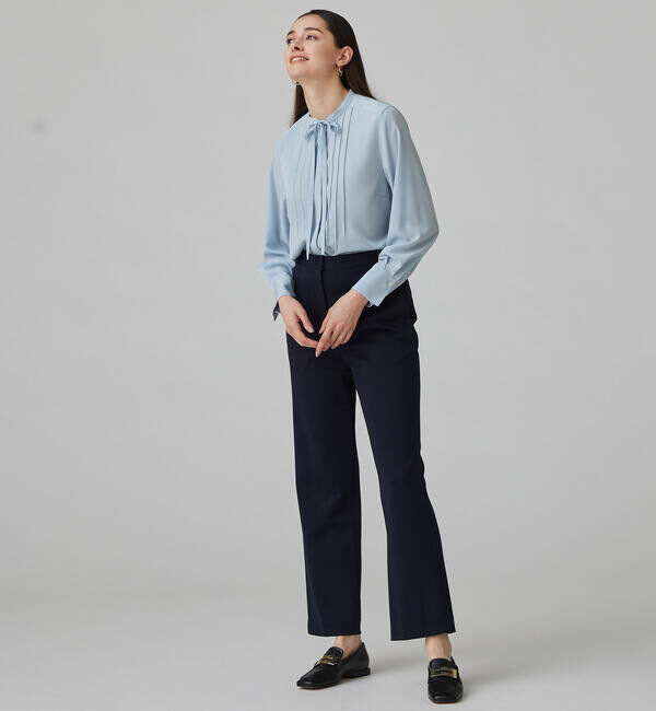 Ballsey「ハイゲージツイルジャージー ストレートパンツ」|スラックス|