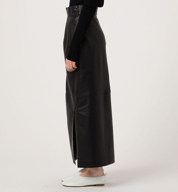 BACCA「ソフトシープレザータイトロングスカート」|スカート|