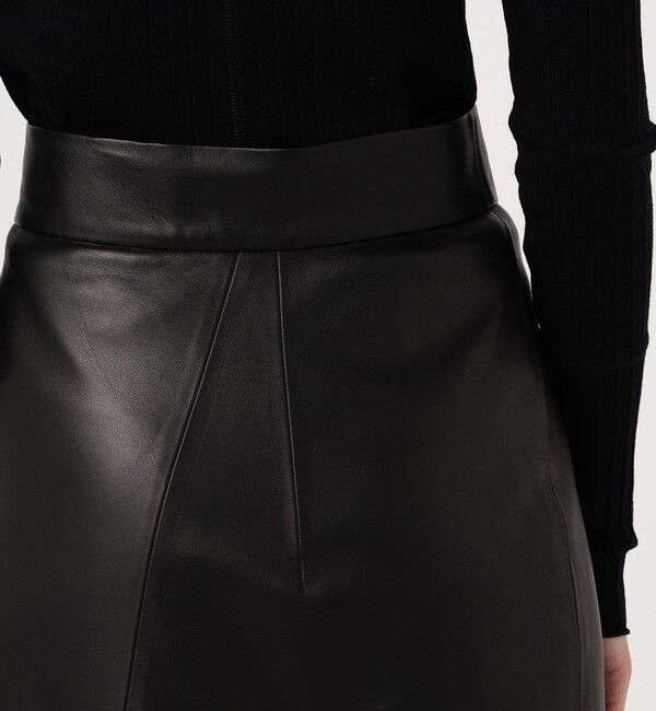 BACCA「ソフトシープレザータイトロングスカート」|スカート|