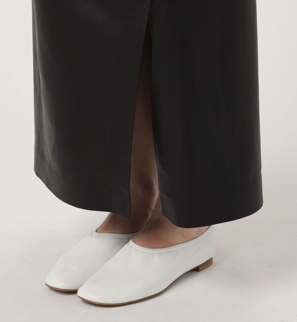 BACCA「ソフトシープレザータイトロングスカート」|スカート|