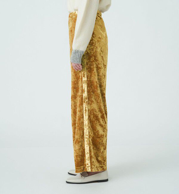 MACPHEE「クラッシュベロア イージーワイドパンツ」|その他|