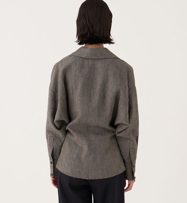 DES PRES「ウールリネン シャツブルゾン」|ブルゾン・スタジャン|