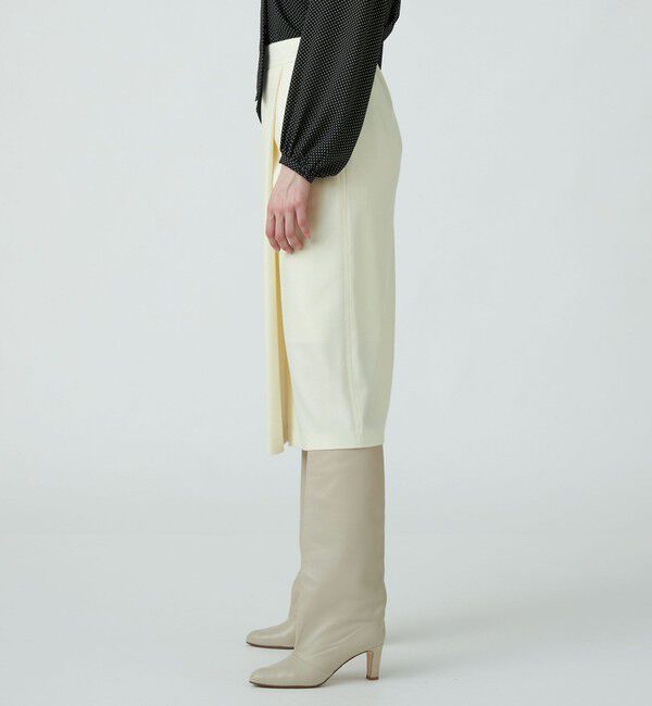 Ballsey「ストレッチボタニー ラップスカート」|フレア|