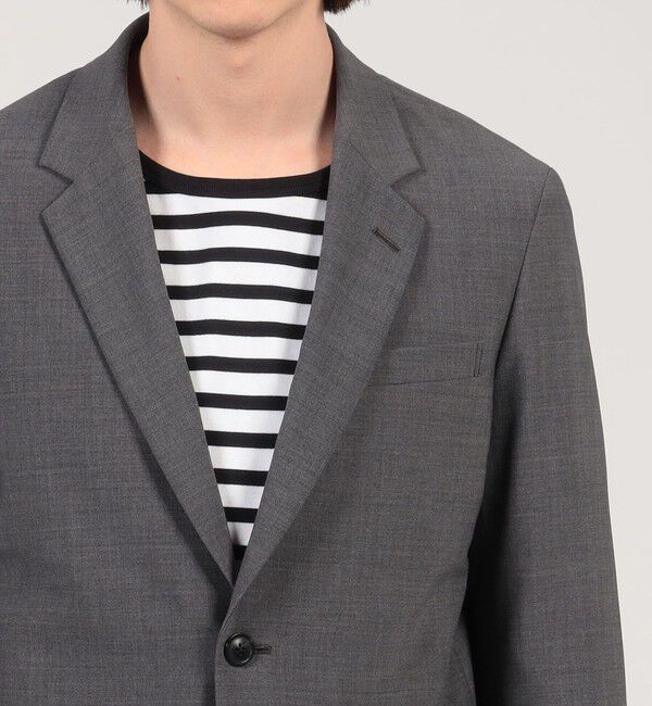 TOMORROWLAND MENS「ウールポリエステル シングルブレステッド2Bジャケット」|テーラードジャケット|