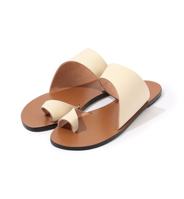 TOMORROWLAND GOODS「ATP Centola フラットサンダル」|サンダル|11 ホワイト