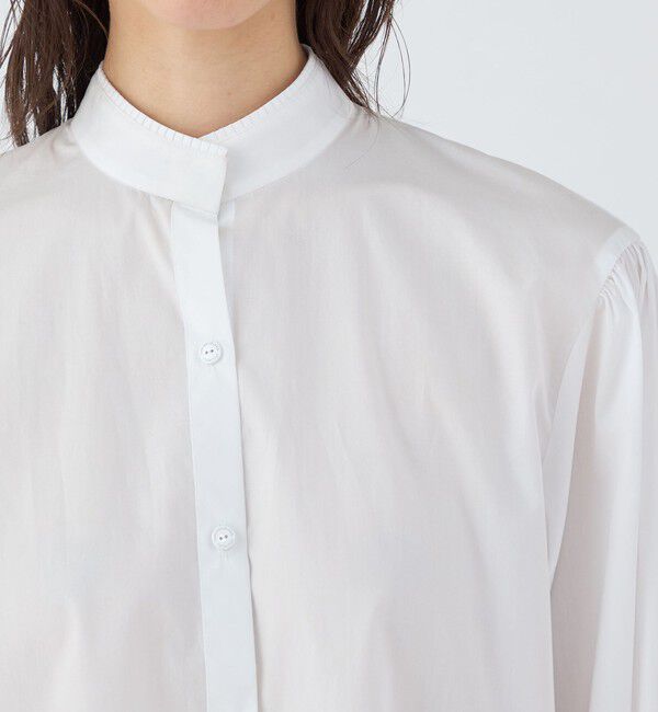 TOMORROWLAND collection「200/2スーピマローン ファインタックギャザーブラウス」|シャツ・ブラウス|