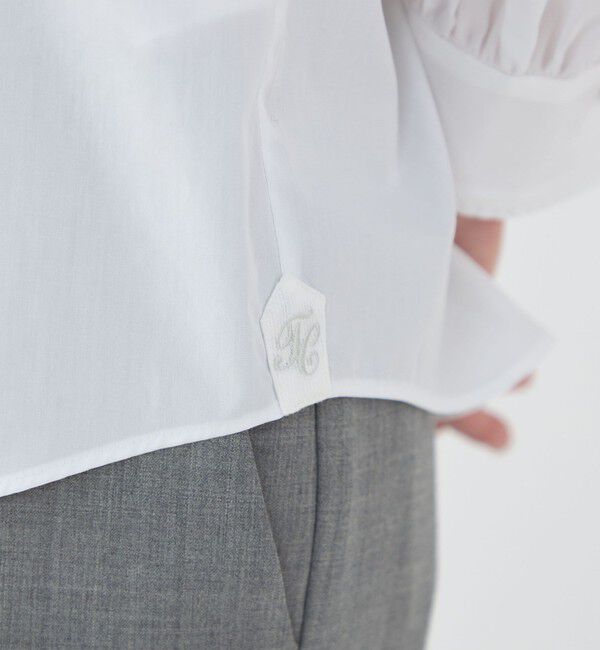 TOMORROWLAND collection「200/2スーピマローン ファインタックギャザーブラウス」|シャツ・ブラウス|