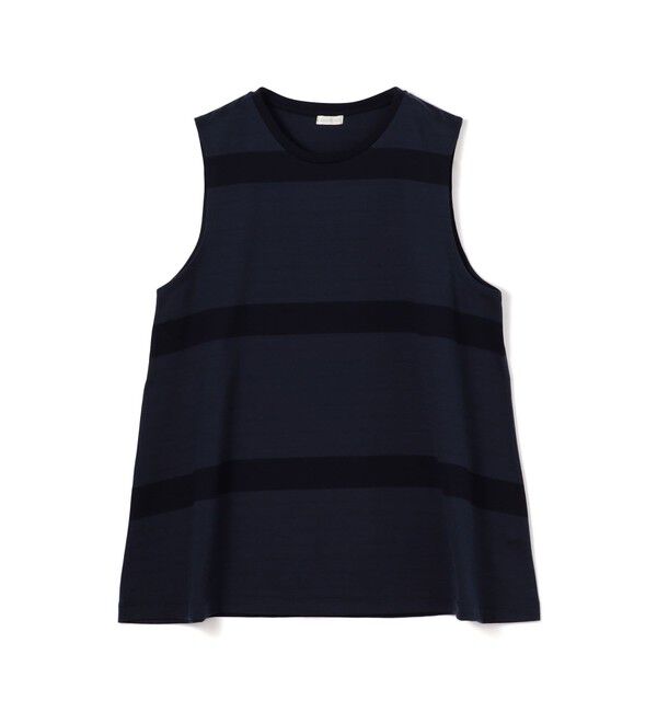 GALERIE VIE「ファインコットン テントラインプルオーバー」|Tシャツ・カットソー|68 ネイビー系