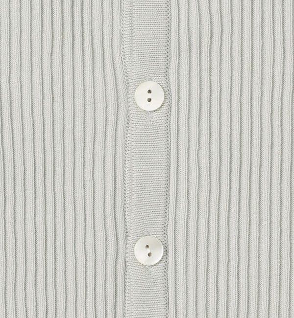 GALERIE VIE「ギザコットンリブ Vネックカーディガン」|カーディガン|
