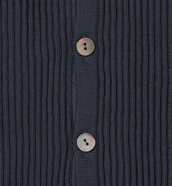 GALERIE VIE「ギザコットンリブ Vネックカーディガン」|カーディガン|