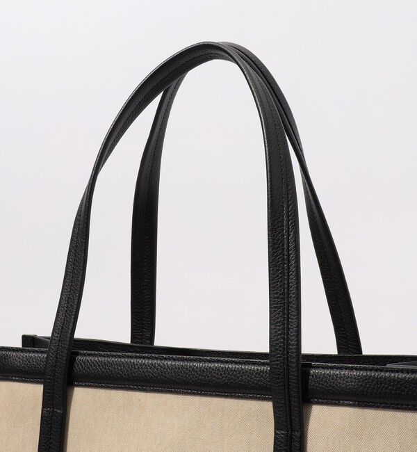 TOMORROWLAND GOODS「TOMORROWLAND キャンバスレザーコンビ トートバッグ」|トートバッグ|