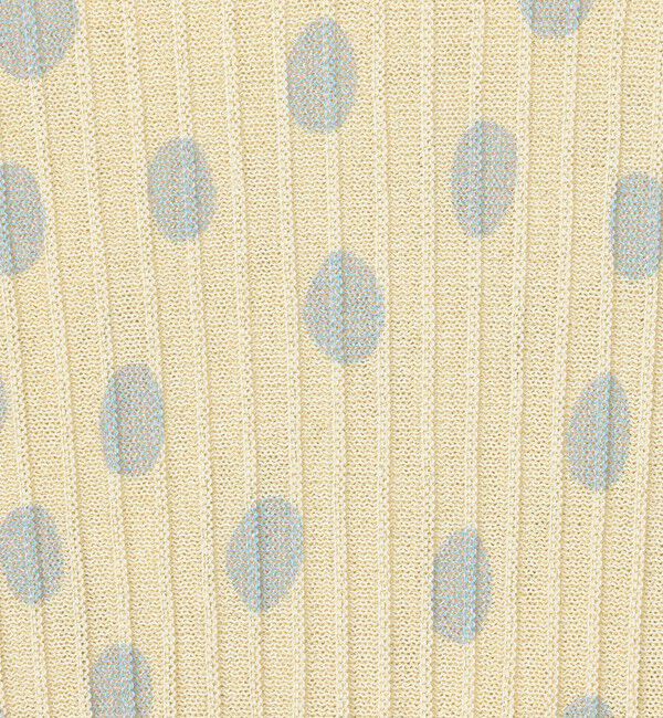 BACCA「レーヨンラメ リブハーフスリーブニット」|ニット・セーター|