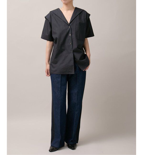  「タイプライター セーラーカラーシャツ」|シャツ・ブラウス|