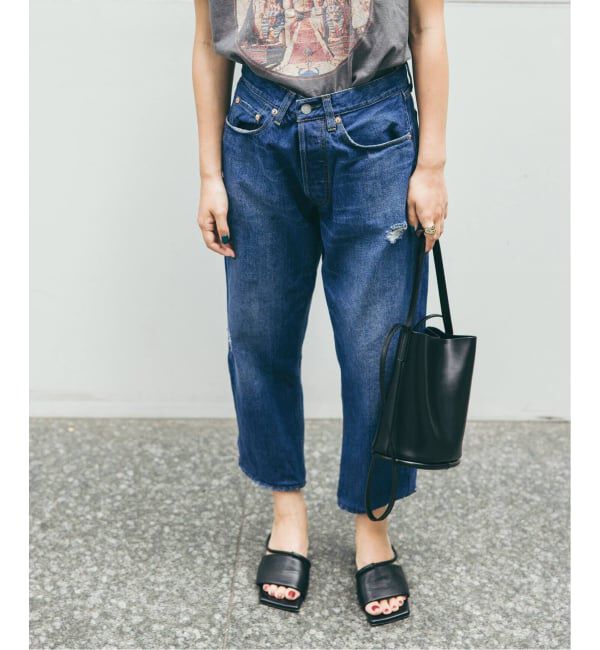  「《追加2》テーパードデニム5ポケットパンツ」|デニム|