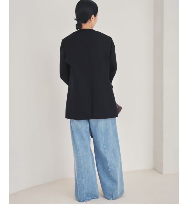 Plage「《予約》Collarless ジャケット」|ノーカラージャケット|