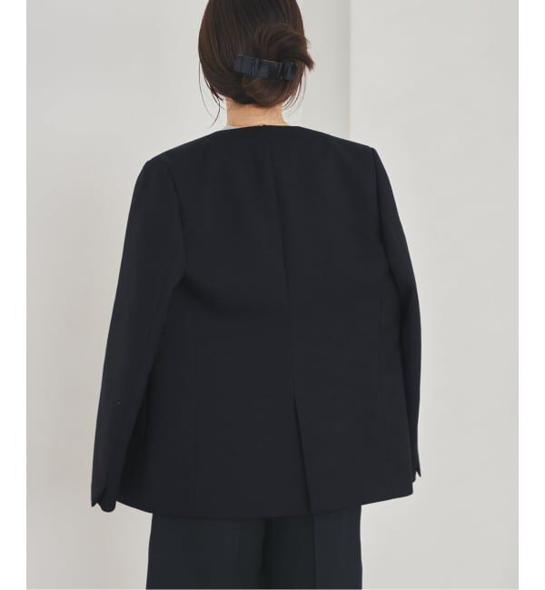 Plage「《予約》Collarless ジャケット」|ノーカラージャケット|