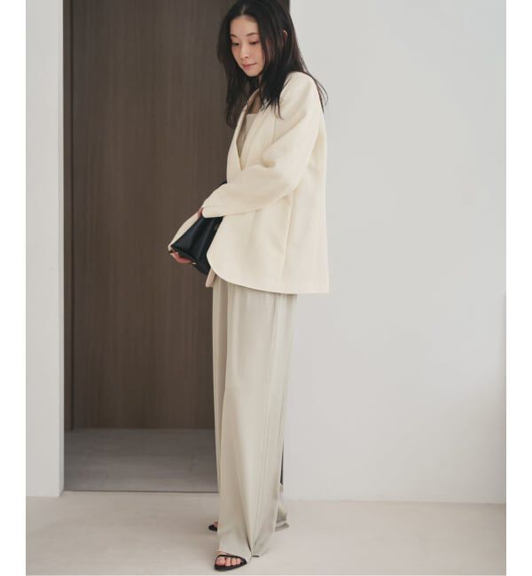 Plage「《予約》Collarless ジャケット」|ノーカラージャケット|