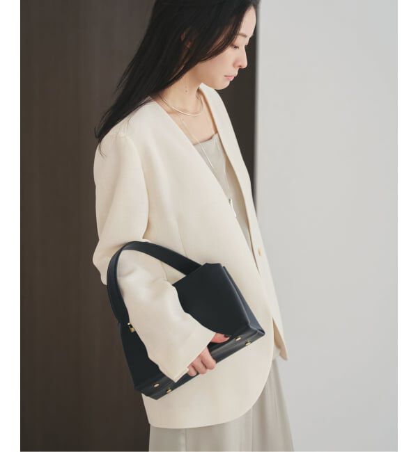 Plage「《予約》Collarless ジャケット」|ノーカラージャケット|