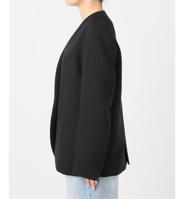 Plage「《予約》Collarless ジャケット」|ノーカラージャケット|