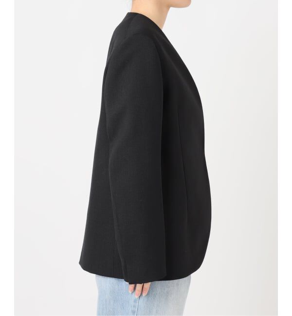 Plage「《予約》Collarless ジャケット」|ノーカラージャケット|