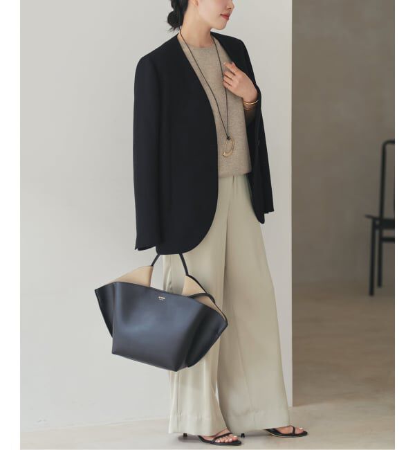 Plage「《予約》Collarless ジャケット」|ノーカラージャケット|
