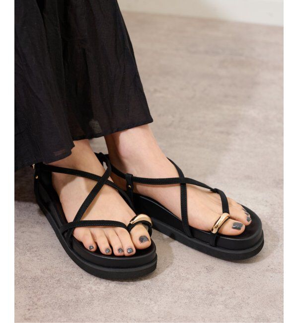 JOURNAL STANDARD relume「《追加》RELUME クロスストラッププラットフォームサンダル」|サンダル|