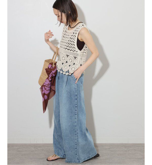 JOURNAL STANDARD relume「《追加》C/R デニムワイドギャザー」|デニム|