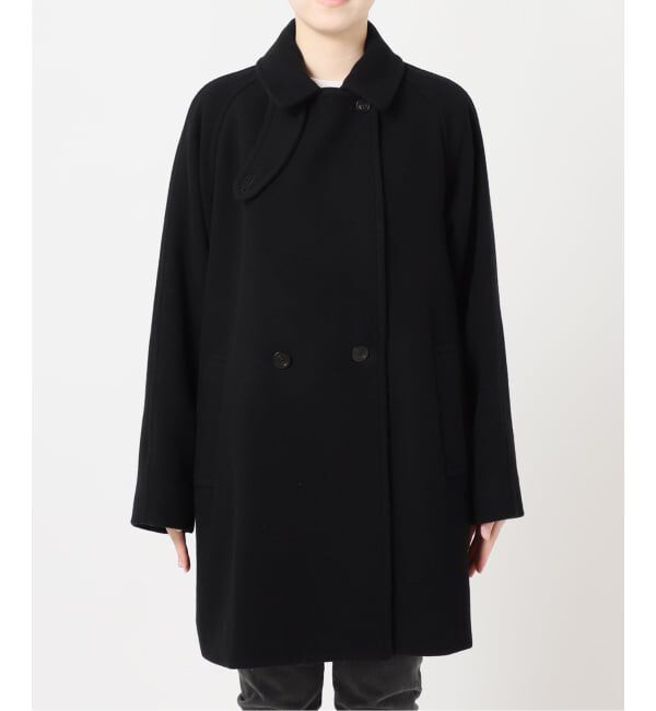 WEB限定追加2》尾州ウールモッサWブレストハーフコート（JOURNAL