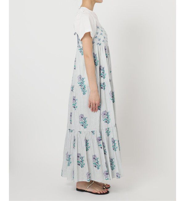 Spick and Span「ne Quittez pas / ヌキテパ COTTON JACQUARD LILY PRIN」|ワンピース|