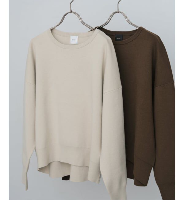 Spick and Span「ウォッシャブルPEバルキーヤーンルーズニット」|ニット・セーター|