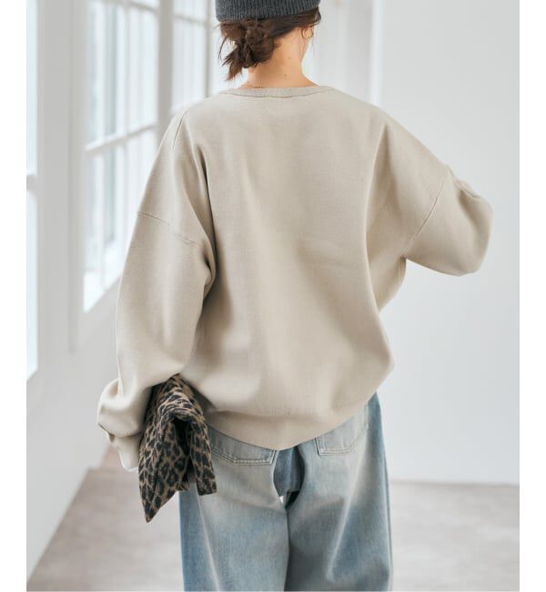 Spick and Span「ウォッシャブルPEバルキーヤーンルーズニット」|ニット・セーター|